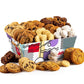 David Cookies Gift Basket for Families Food Christmas Gift - Large Crate Assorted Cookies for Sharing - Fresh Gourmet Cookies fo