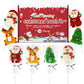 4Es Novelty 24 Pack Christmas Lollipops Santa, Snowman, Reindeer, Tree, Christmas Lollipops Individually Wrapped Bulk, Candy Suckers, Stocking Stuffer Candy For Kids & Mature-Themeds