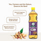 24 Mantra Organic Unrefined Groundnut Oil/Moongphali Ka Tel- 1 L | Pack Of 1 | 100% Organic | Chemical Free & Pesticides Free |