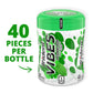 Trident Vibes Spearmint Rush Sugar Free Gum, 6 Bottles of 40 Pieces (240 Total Pieces)