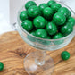 Watermelon Gumballs for Gumball Machine Refills, Watermelon Candy Large Gumballs, 1 Inch Gum Balls, Green Candy, The Hampton Pop
