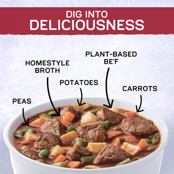 Gardein Plant-Based Be'f and Country Vegetable Soup, 15 oz.