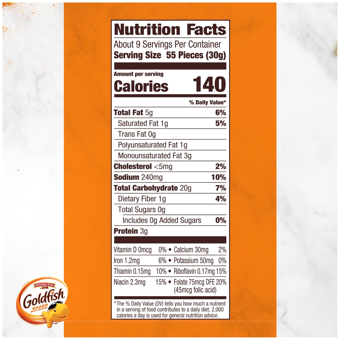 Pepperidge Farm Goldfish Crackers, Cheddar Crackers, Family Size, 10 Oz Bag