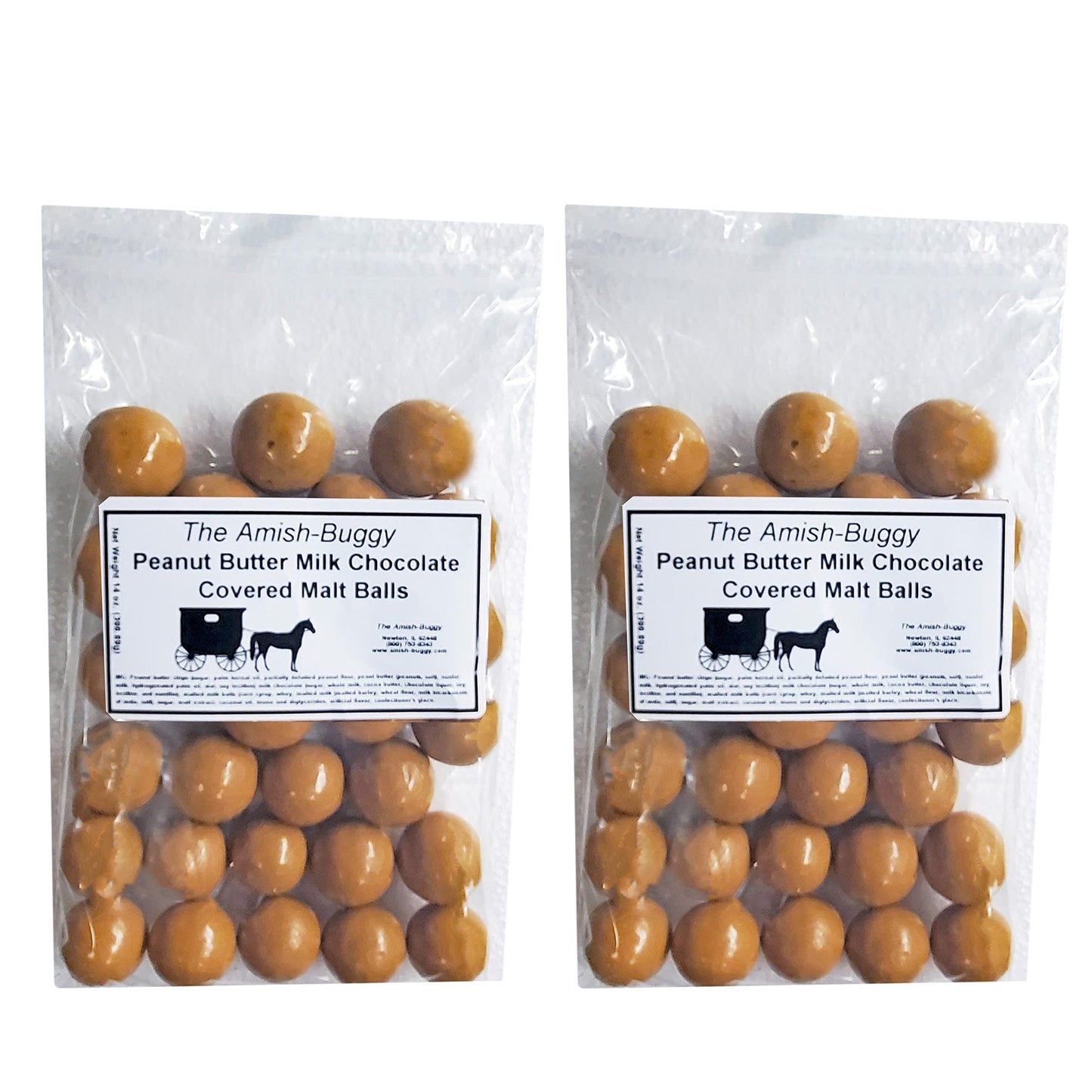 Premium Chocolate Candy 2-13 Oz. Packages (Peanut Butter Milk Choc. Covered Malt Balls)