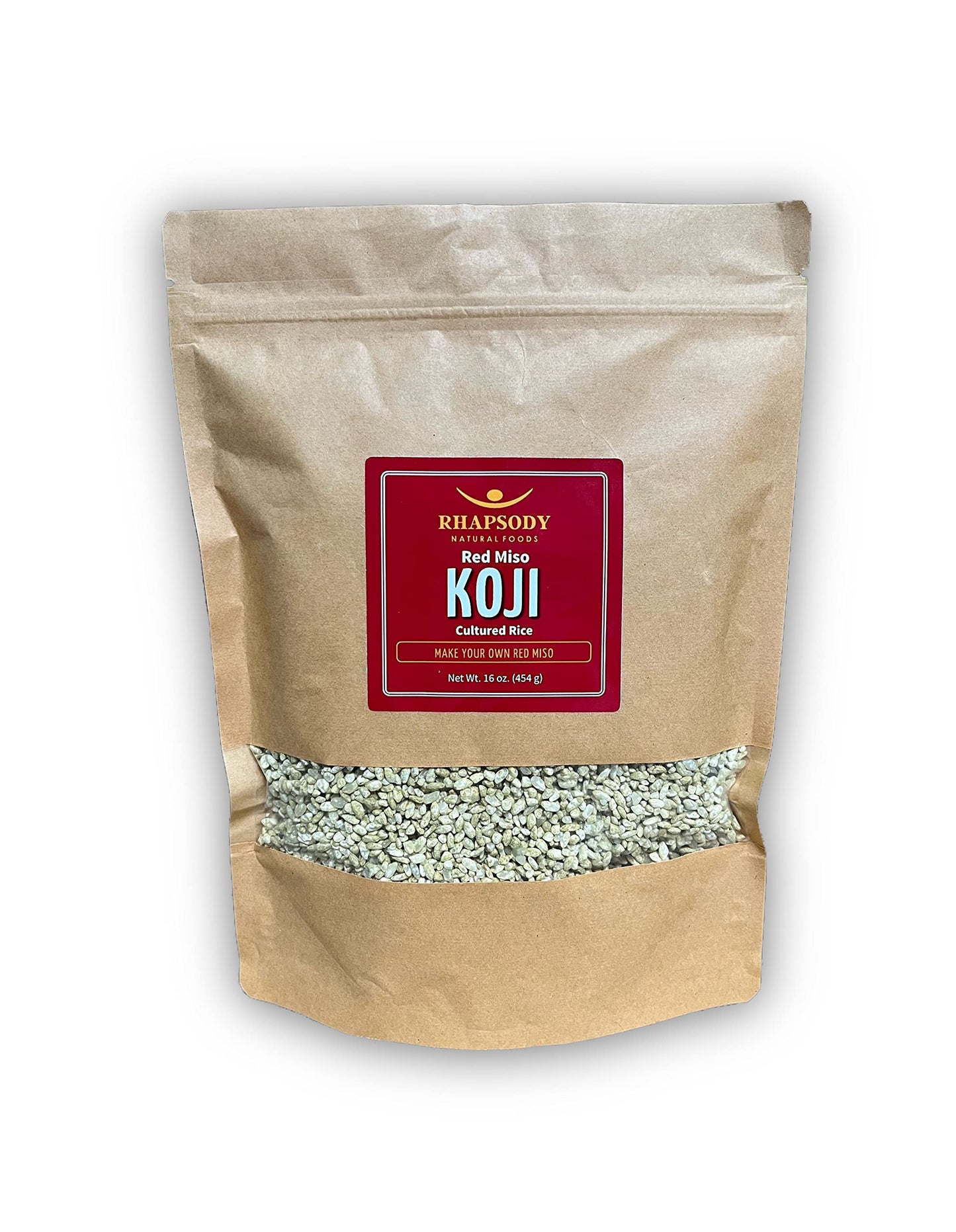 RHAPSODY ORGANIC KOJI - Made in Vermont, USA - Red Miso Koji/Shio Koji 16 oz