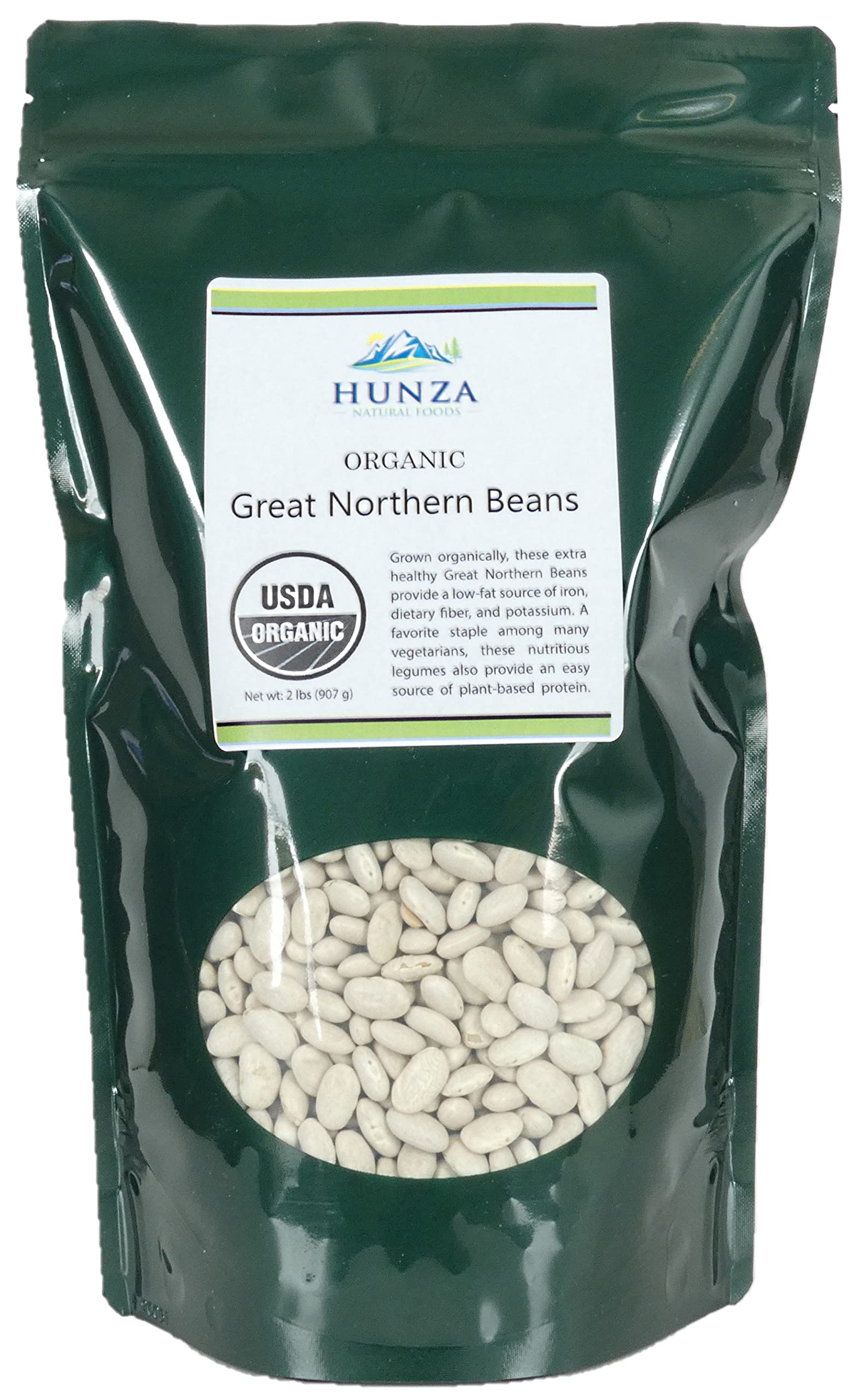 Hunza Organic Great Northern Beans (2 Lbs)