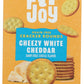 Fit Joy Cheezy White Cheddar Crackers, 8 Oz