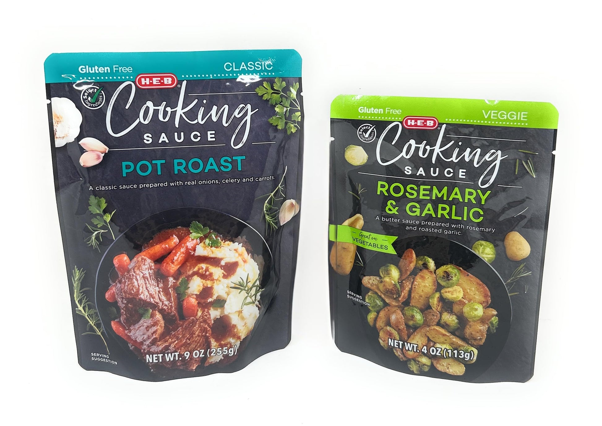HEB Cooking Sauce Mixes - 2 packages (Pot Roast & Rosemary and Garlic)