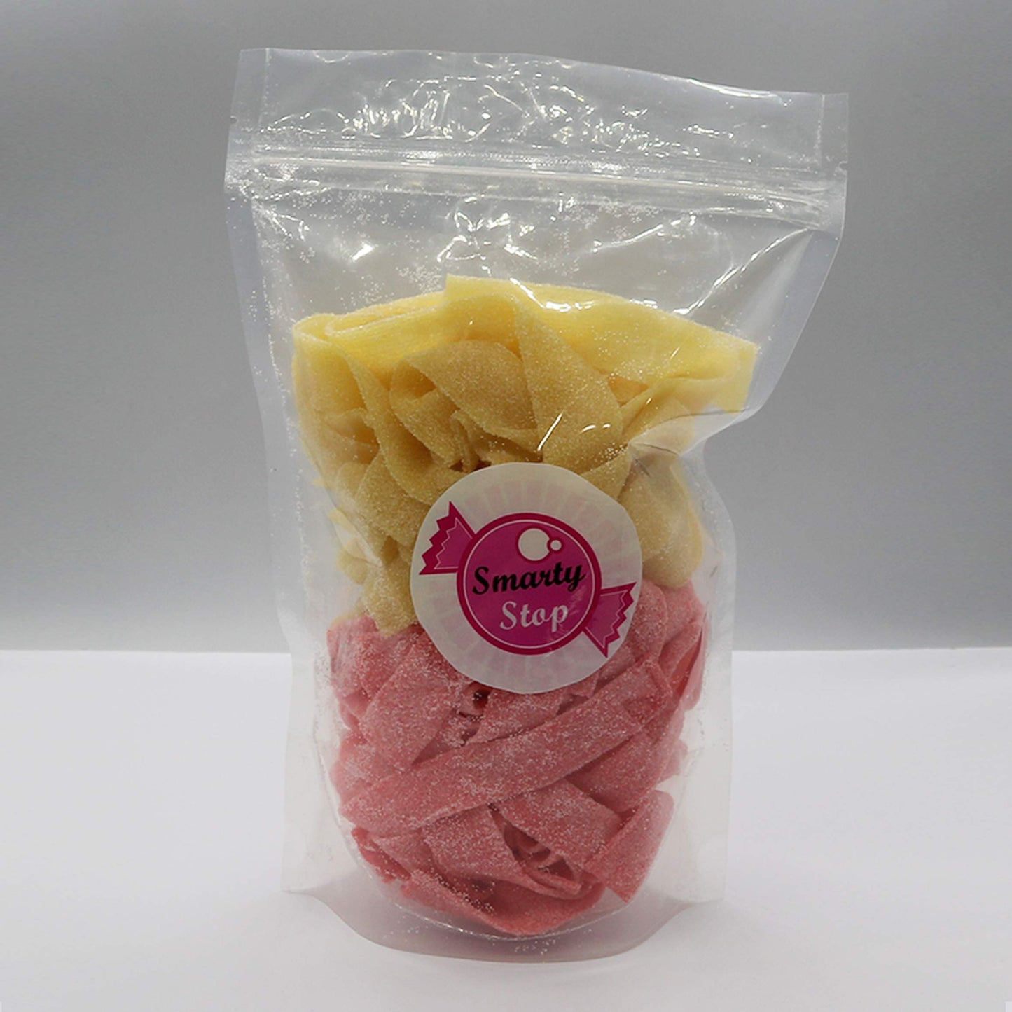 Smarty Stop Sour Candy Gummy Belts (Summer Mix/Mango - Pink Lemonade - 1 Pound)
