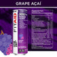 LIFEAID FITAID Energy Drink, G  AÇAI, 200mg Caffeine, Keto, 12 Fl Oz, Pack of 12, Vegan & Gluten-Free