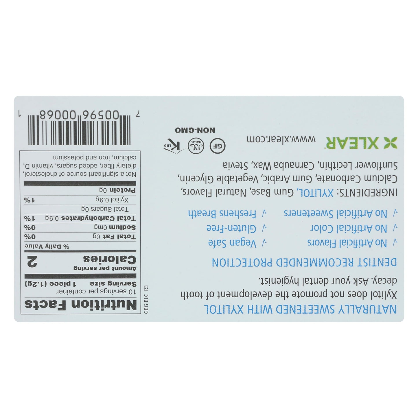 Spry Bubble Gum, 10 Ct