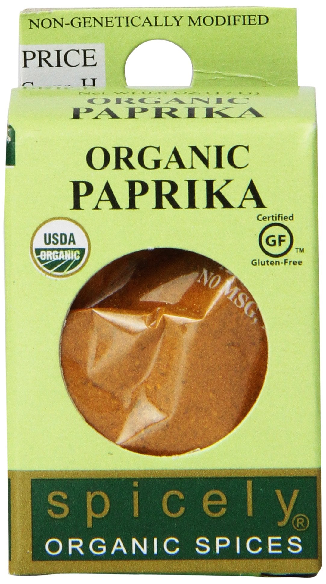 Spicely Organic Paprika, 0.6 Ounce (Pack Of 6)