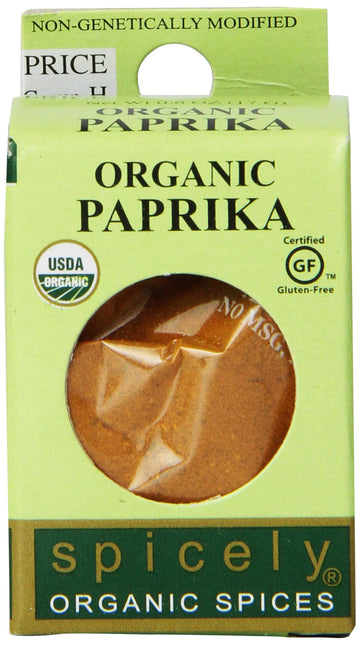 Spicely Organic Paprika, 0.6 Ounce (Pack Of 6)