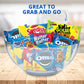 Oreo, Chips Ahoy!, Nutter Butter, Sour Patch Kids & Swedish Fish Cookies & Candy Variety Pack, 40 Snack Packs