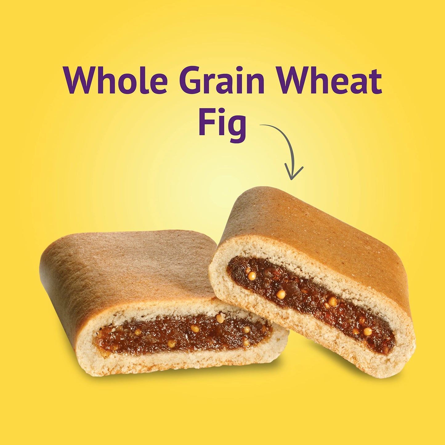 Fig Newtons Soft & Fruit Chewy Fig Cookies, (Fig Bars), 48 Snack Packs (2 Cookies Per Pack, 4 Boxes)