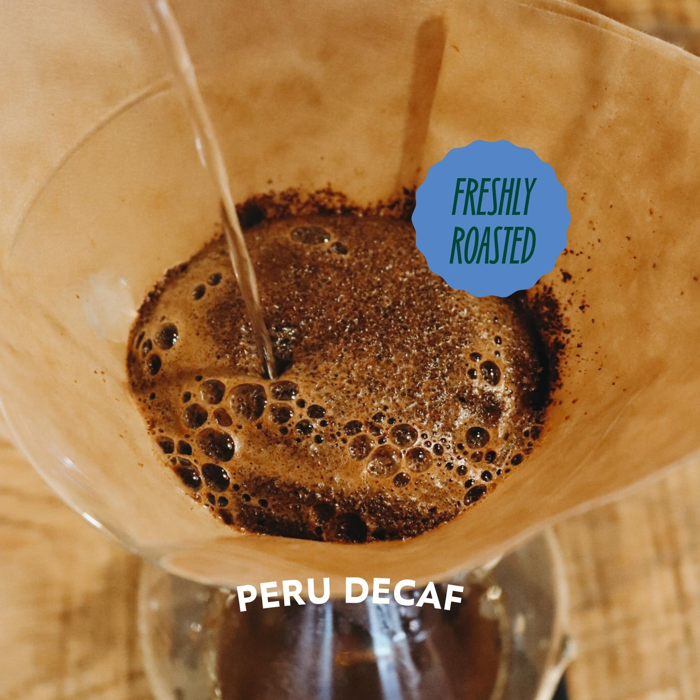 Bent Tree Coffee Roasters Organic Coffee, Whole Bean, Medium Roast, 12oz, Peru Decaf, USDA Organic, Full Bodied, Sweet and Balanced