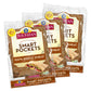 Toufayan Whole Wheat Smart Pockets Pita Bread | Low Sodium | Low Calorie | Vegan (3 Pack, 18 Pitas Total)