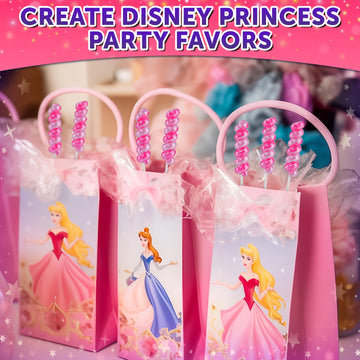 Disney Princess Lollipops Swirl 20Pk- Disney Princess Candy For Princess Party Favors - Cupcake Toppers & Snacks - Birthday Part