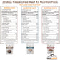 Mountain Essentials 120 Servings Freeze Dried Enhanced Variety Fully Cooked Meat Kit | High Protein Intake Contains 2988 Protein Ready To Eat Emergency Survival Easy Prep Food For Camping & Backpacking