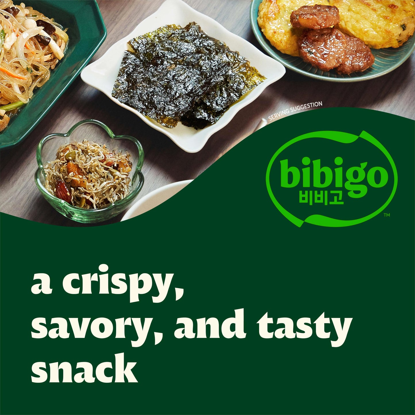Bibigo Korean BBQ Flavor Sea Snack  Non GMO  Gluten Free  0.35 Ounces (Pack Of 12)