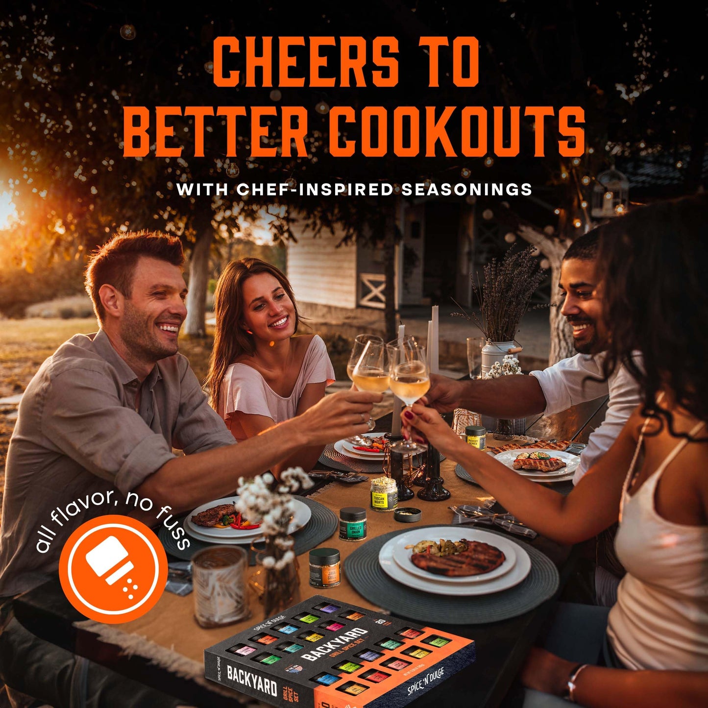 Grilling Spice Set Grill Seasoning Gifts, 20 Unique Spices And Seasonings Jars Gift Set, Bbq Gifts For Men, Dad, Husband, Father