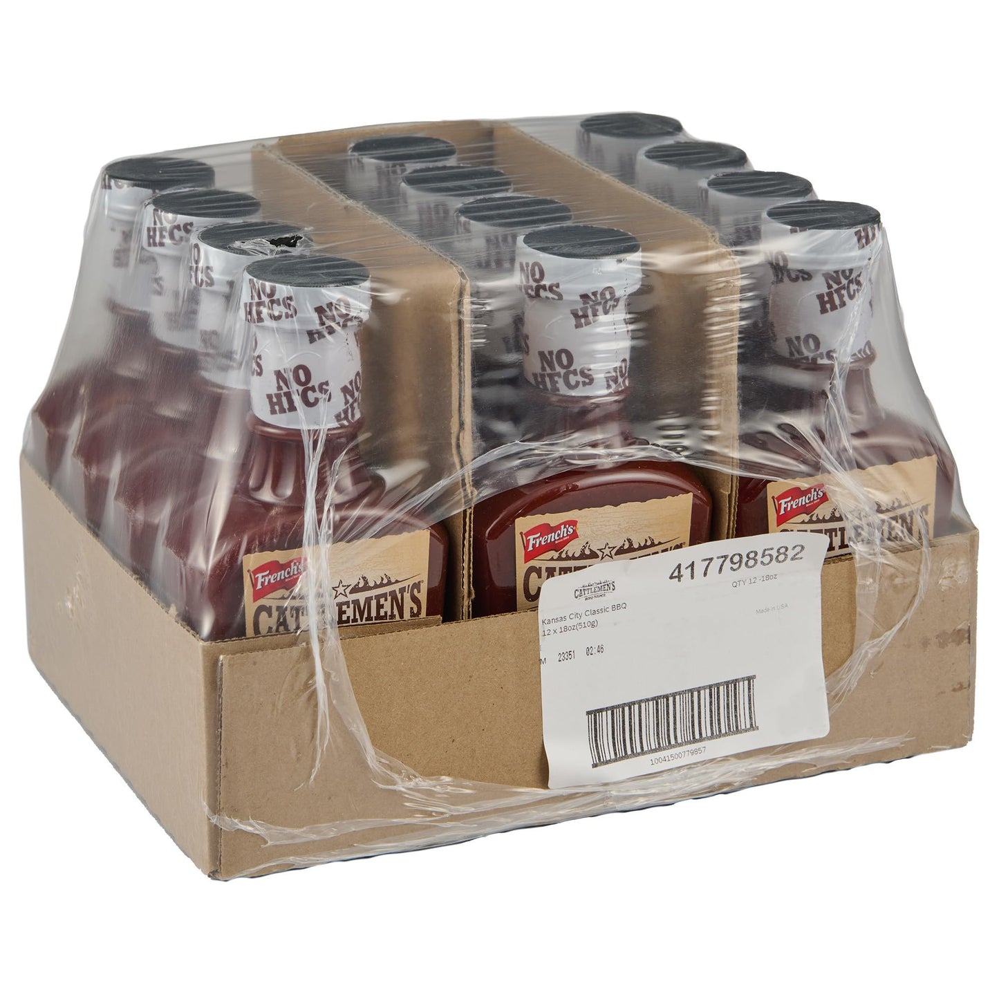 Cattlemen'S Kansas City Classic Bbq Sauce, 18 Oz (Pack Of 12)