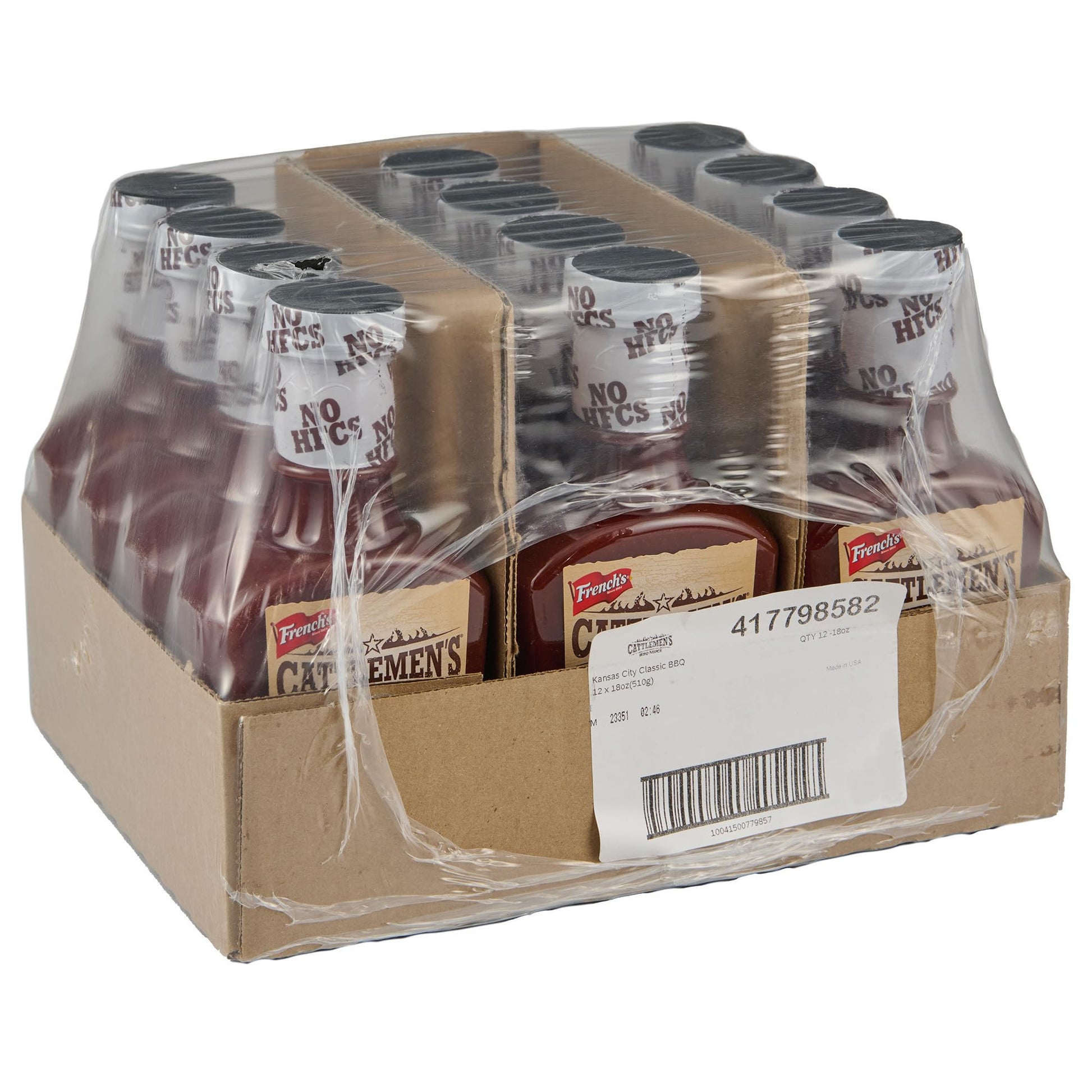 Cattlemen'S Kansas City Classic Bbq Sauce, 18 Oz (Pack Of 12)