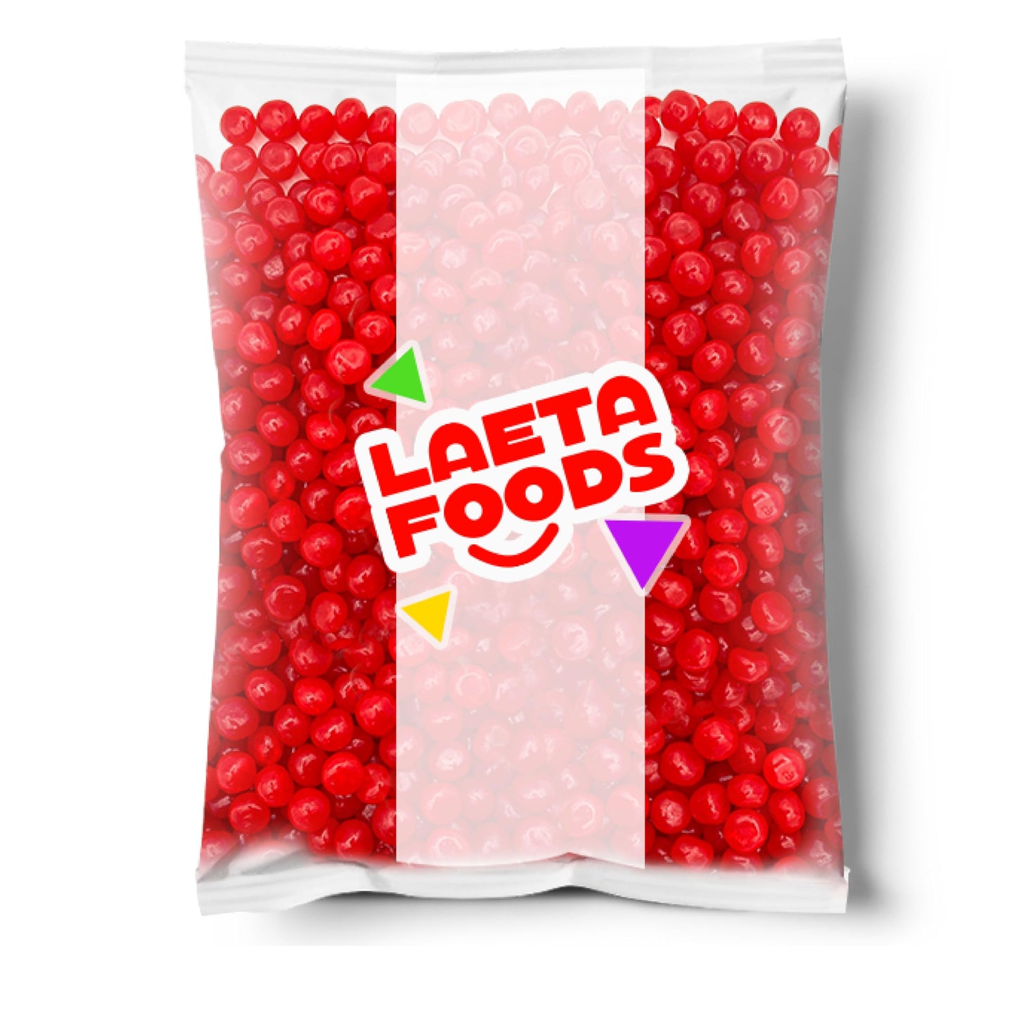 Cherry Sours | Chewy Red Candy | 1 Pound Bag | Sour Red Candy | Sour Cherry Balls | Cherry Sours Candy Balls | Aprox.150 Pieces