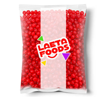 Cherry Sours | Chewy Red Candy | 1 Pound Bag | Sour Red Candy | Sour Cherry Balls | Cherry Sours Candy Balls | Aprox.150 Pieces