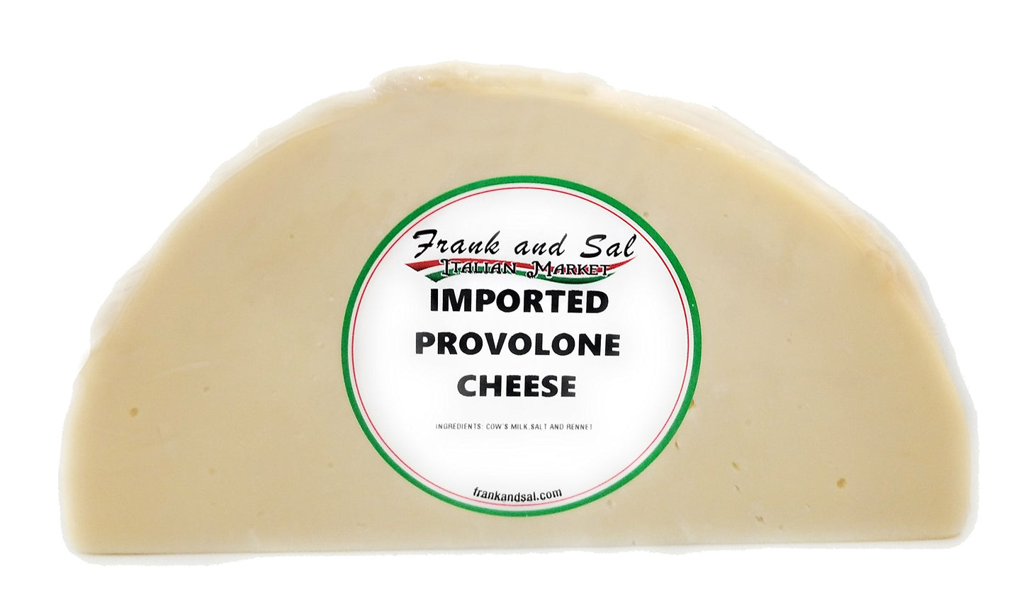 Provolone Cheese Top-Grade (Sharp) One Pound. Frank And Sal Imported Cut Fresh And Vacuum Sealed Daily To Order
