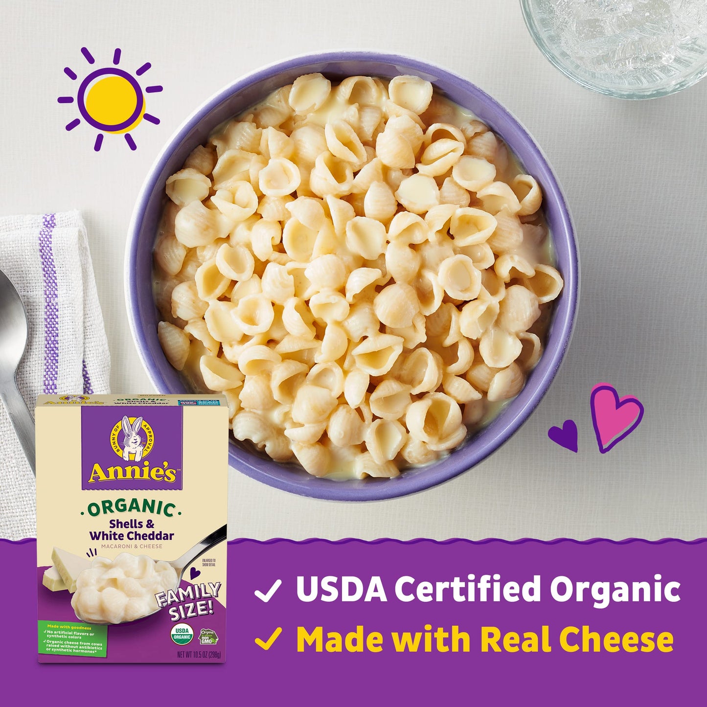 Annie'S Homegrown, Classic Macaroni & Cheese, 10.5 Ounce