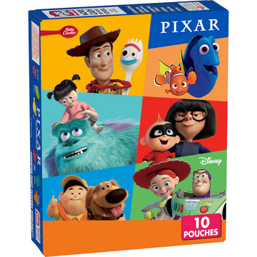 Disney Pixar Fruit Flavored Snacks, Gummy Treat Pouches, 10 Ct