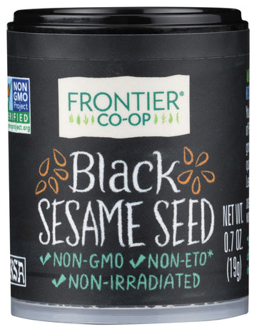 FRONTIER Black Sesame Seed, 0.7 OZ
