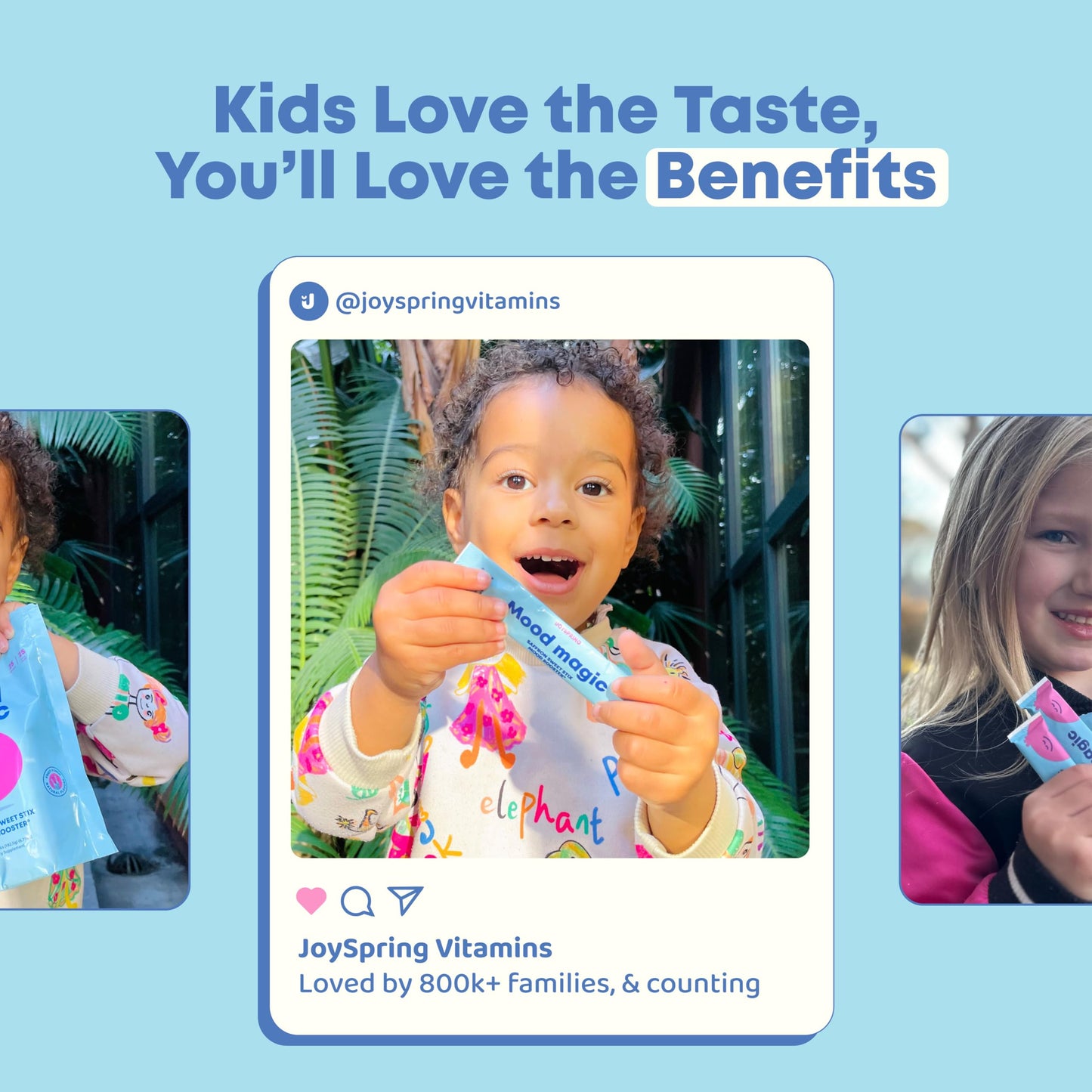 JoySpring Pixie Sticks - Sugar-Free Cherry Lime Powder Candy for Kids, Mood Balance dietary products, 25 Ounce (Pack of 1)