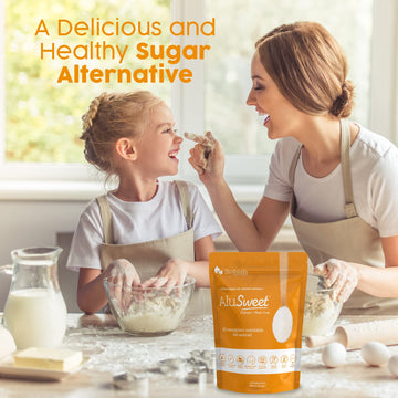 Alusweet Monk Fruit Sweetener With Erythritol Zero Calorie - 24 Oz - 1:1 Sugar Substitute, Keto-Friendly, Gluten-Free, Organic,