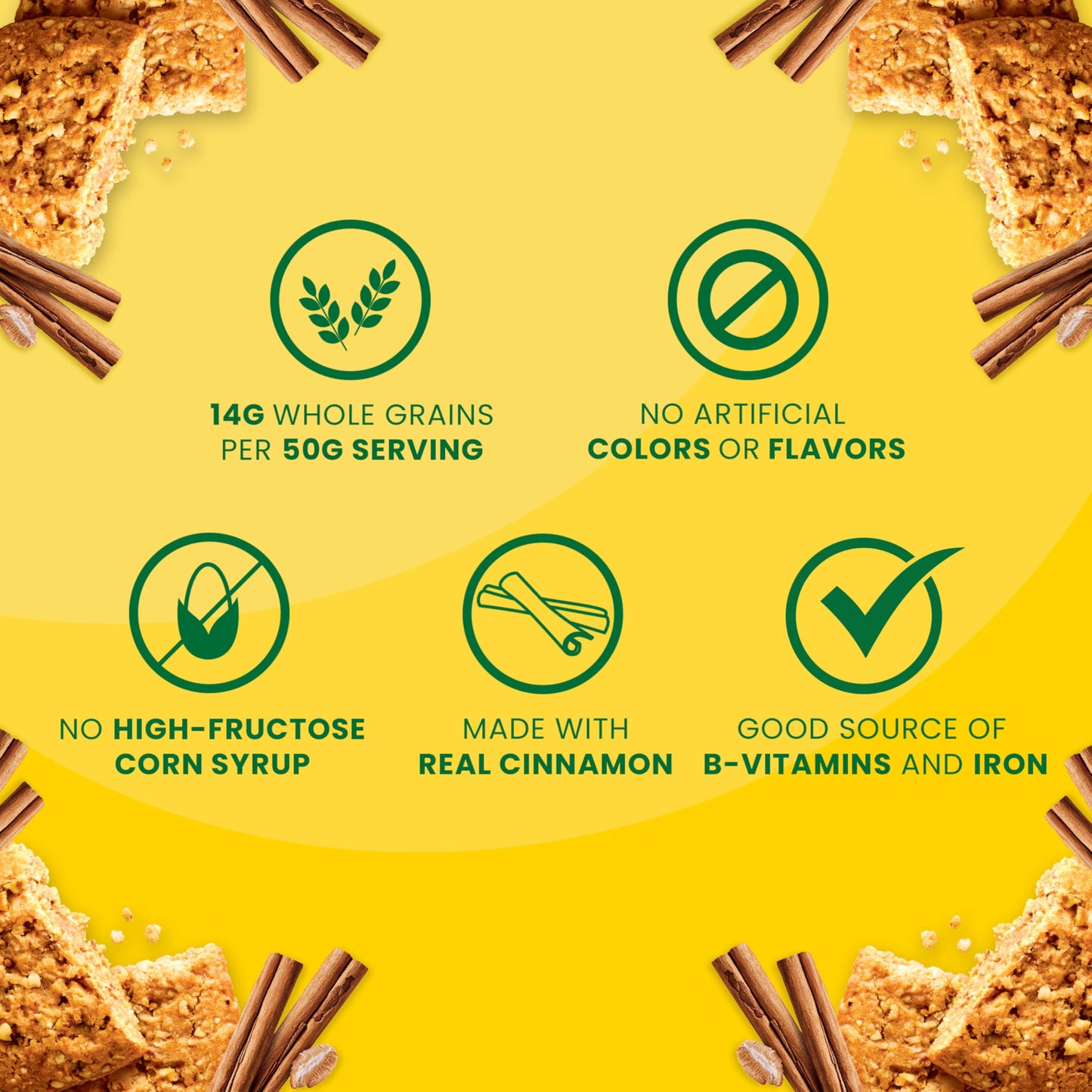Belvita Soft Baked Cinnamon Oat Breakfast Biscuits, Chewy Breakfast Bars, 6 Boxes Of 5 Packs (1 Biscuit Per Pack)