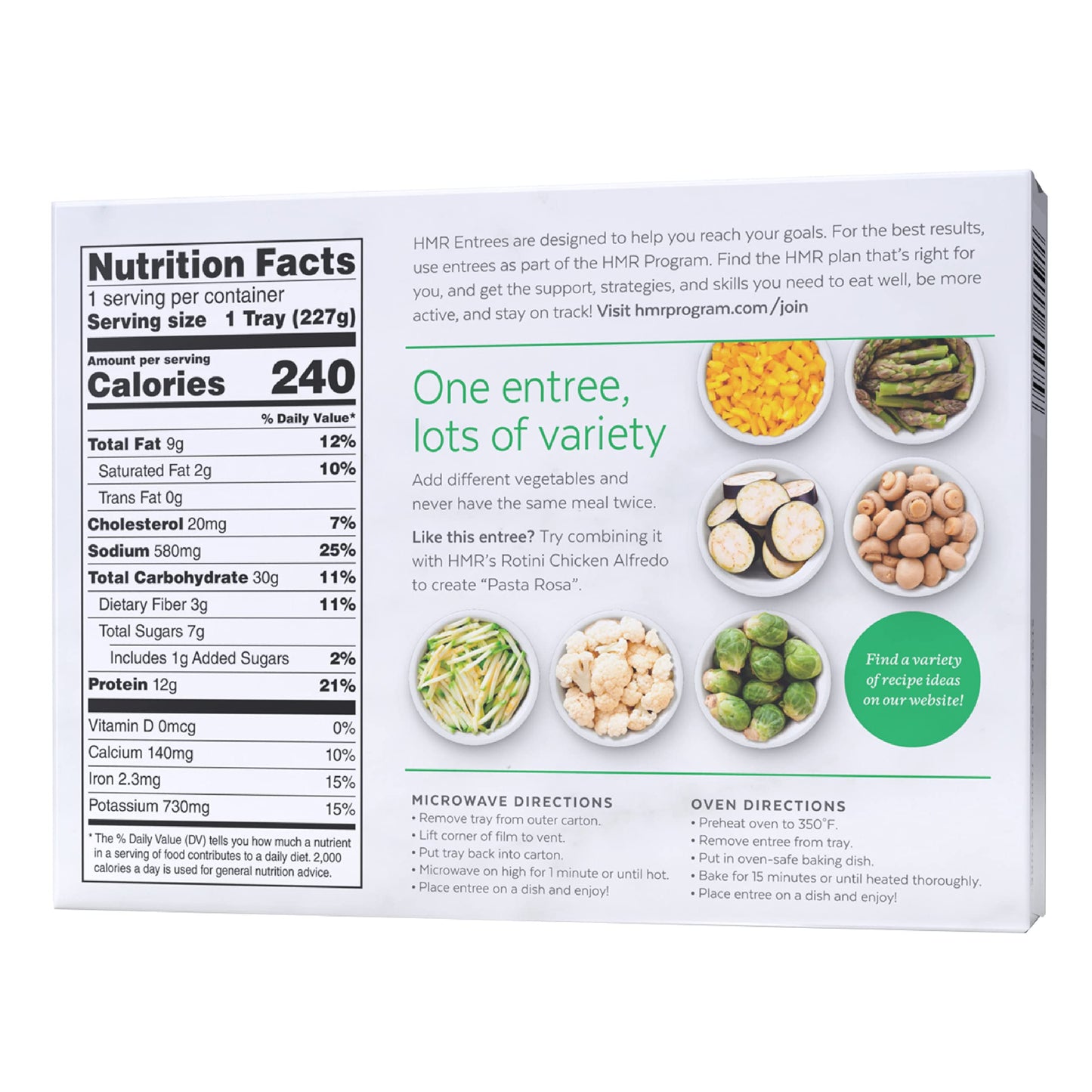 Hmr Penne Pasta With Meatballs Entr  E | Pre-Packaged Lunch Or Dinner To Support Healthy Eating | Ready To Eat | 12G Of Protein