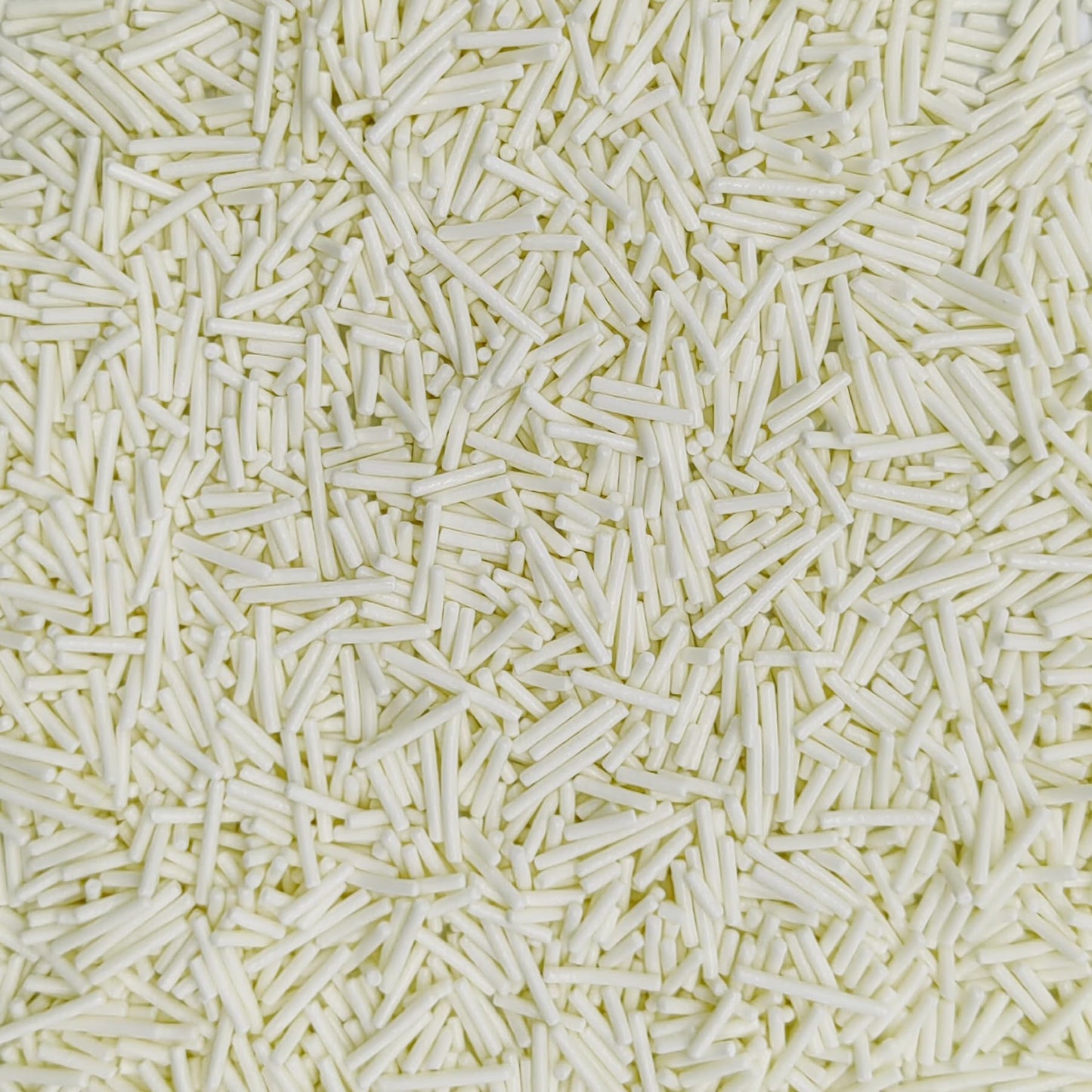 White Jimmy Sprinkles Edible Mix Size Jimmies Cake Decorations Soft Jimmies For Topping Ice Cream, Cookies, Cakes, Wedding Party