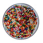 Rainbow Sprinkles By Medley Hills Farm In Reusable Container 2.2 Lbs. - Great Bulk Rainbow Sprinkles For Cake Decorating,Cookie Decorating - Brownies And Ice Cream Toppings