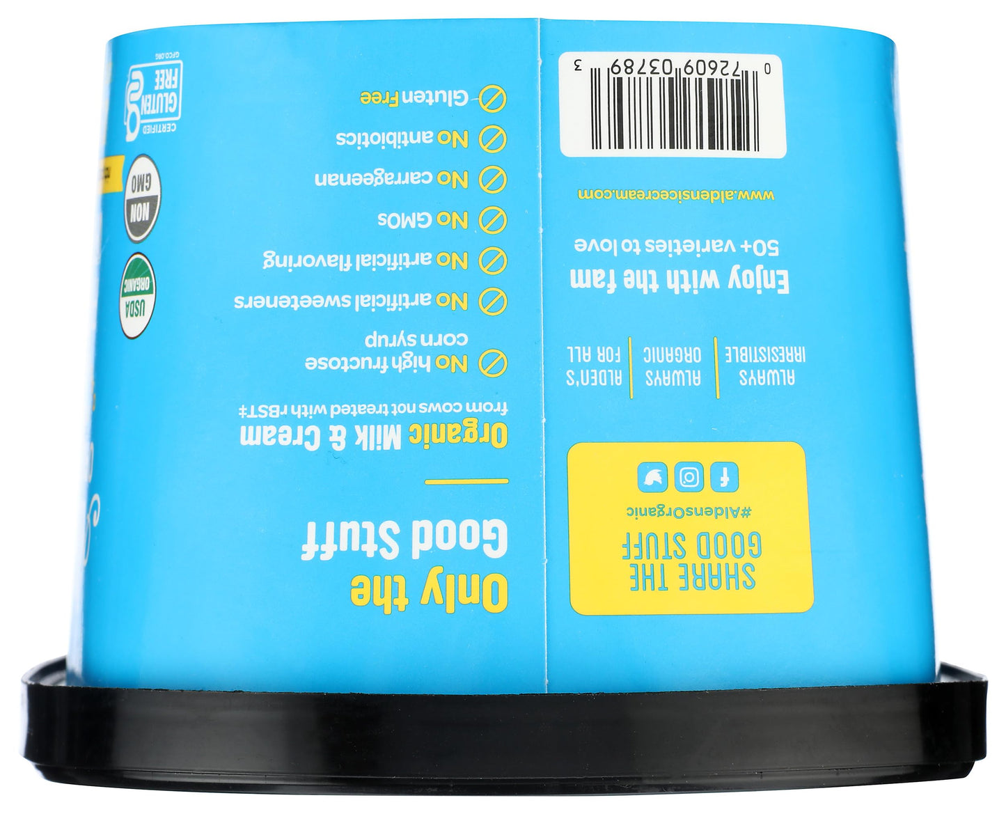 Aldens, French Vanilla Ice Cream, 48 oz (Frozen)