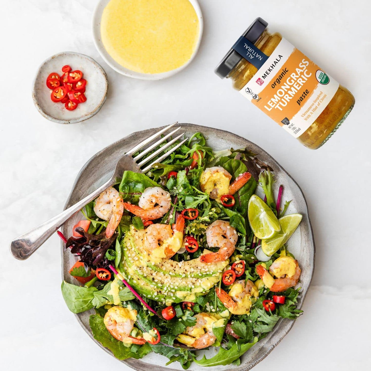 Mekhala Organic Gluten-Free Asian Cooking Paste Lemongrass Turmeric Paste