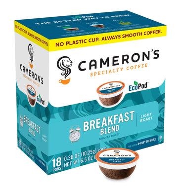 Cameron'S Coffee Single Serve Pods, Breakfast Blend, 18 Count (Pack Of 1)