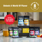 Tiesta Tea Top 8 Favorites Sampler Set, Loose Leaf Tea Variety Pack, 8 Sample Pouches, Hot & Iced, Up to 80 Cups