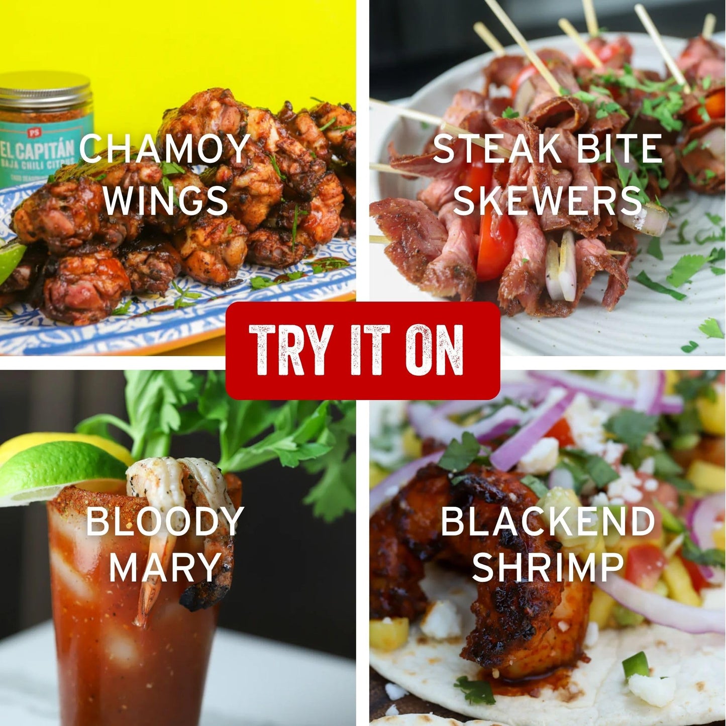 PS Seasoning El Capitan Baja Chili Citrus Taco Seasoning Mix, 5.8 Ounce, Dry BBQ Rub for Tacos, Fajitas, Chicken, Beef, Seafood