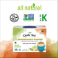 Quik Tea Lemongrass Ginger Instant Chai Tea Latte - 10 Count Single Box - All Natural Digestion Tea | Just Add Hot Water