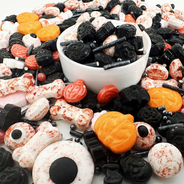 Halloween Sprinkle Bloody Eyes Sprinkles Pumpkin Vampire Bones Sprinkles Candy, Edible Eyeball For Cupcake Topper Skull Hallowee