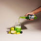 Four(4) Bottles - Jones Soda Co. Green Apple Soda Flavor | 100% Cane Sugar Soda | Craft Soda Pop | Soda Soft Drinks | Glass Bott
