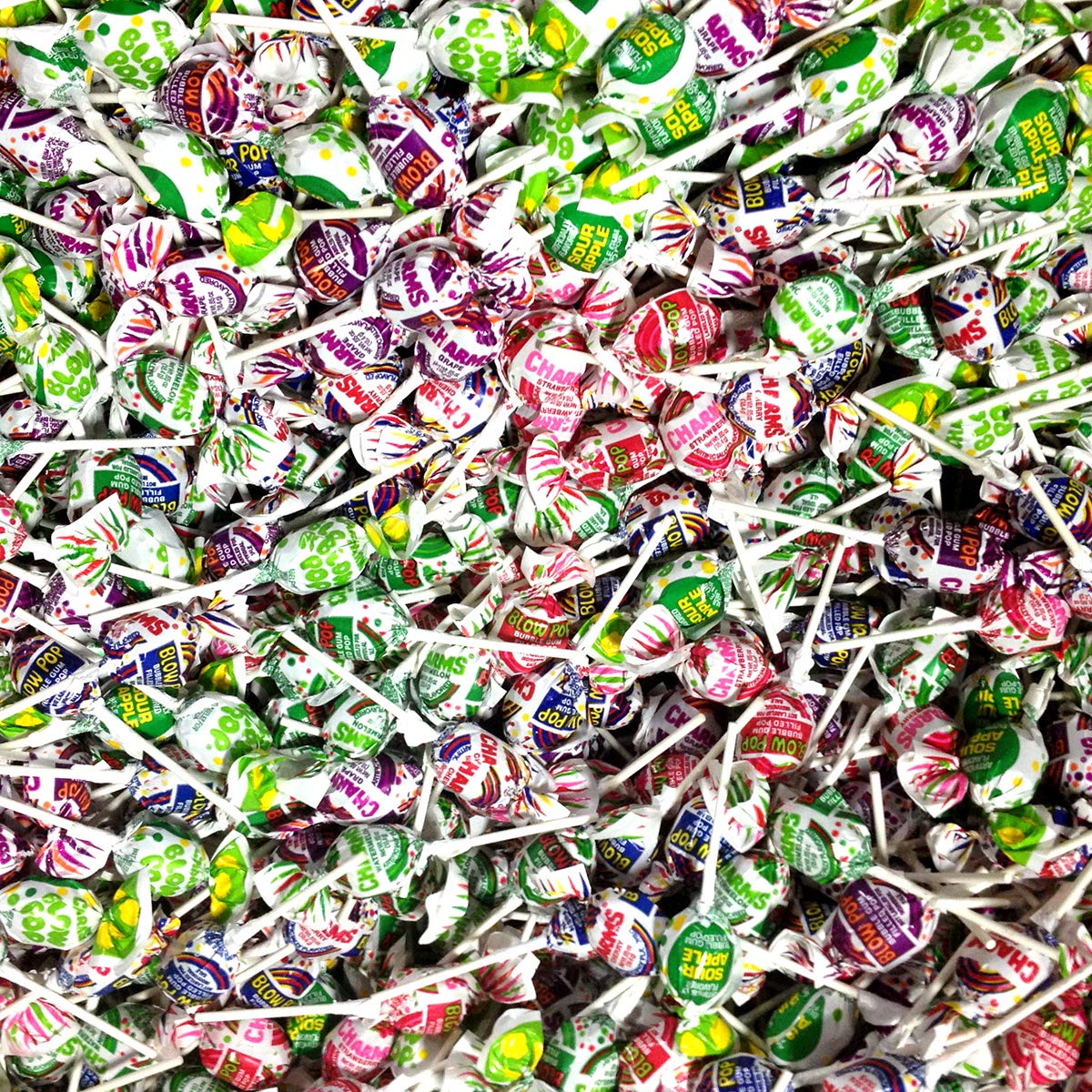 Blow Pop Lollipops - Dual Candy and Gum Suckers - Bulk Treat for Kids and Adults - Assorted Flavors, 16 Count