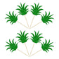 Gyufise 36Pcs Pineapple Cupcake Toppers Donut Cake Toppers Pineapple Cute Cupcake Picks For Summer Luau Tropical Hawaiian Party