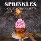 Rose Gold Sprinkles For Cake Decorating 7 Ounces, Rose Pearl Sugar Cupcake Toppings, Cookies, Ice Cream, 7Ounces Cake Decoration